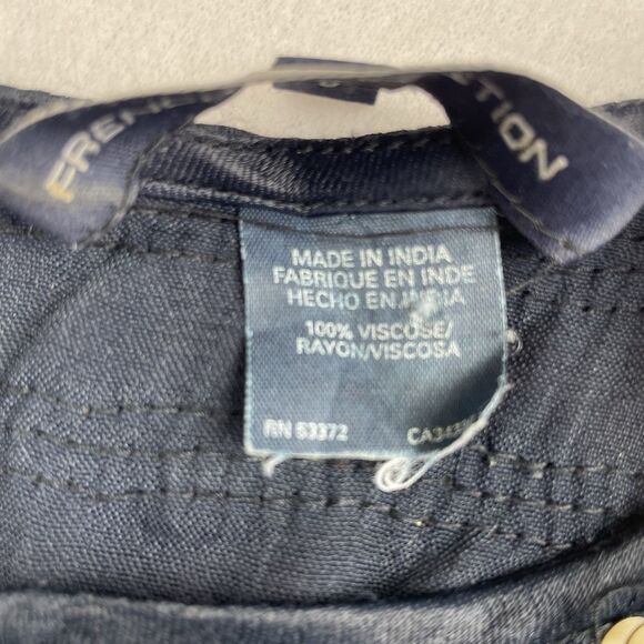 French Connection SERPENT SEQUIN Women’s Short Sleeve Mini Dress Black Gold-6 - Picture 5 of 12